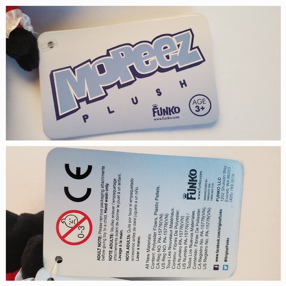 Harley Quinn Plush Mini Mopeez Red, Blk & Wht DC Comics Movie Cartoon *READ* - Picture 11 of 11